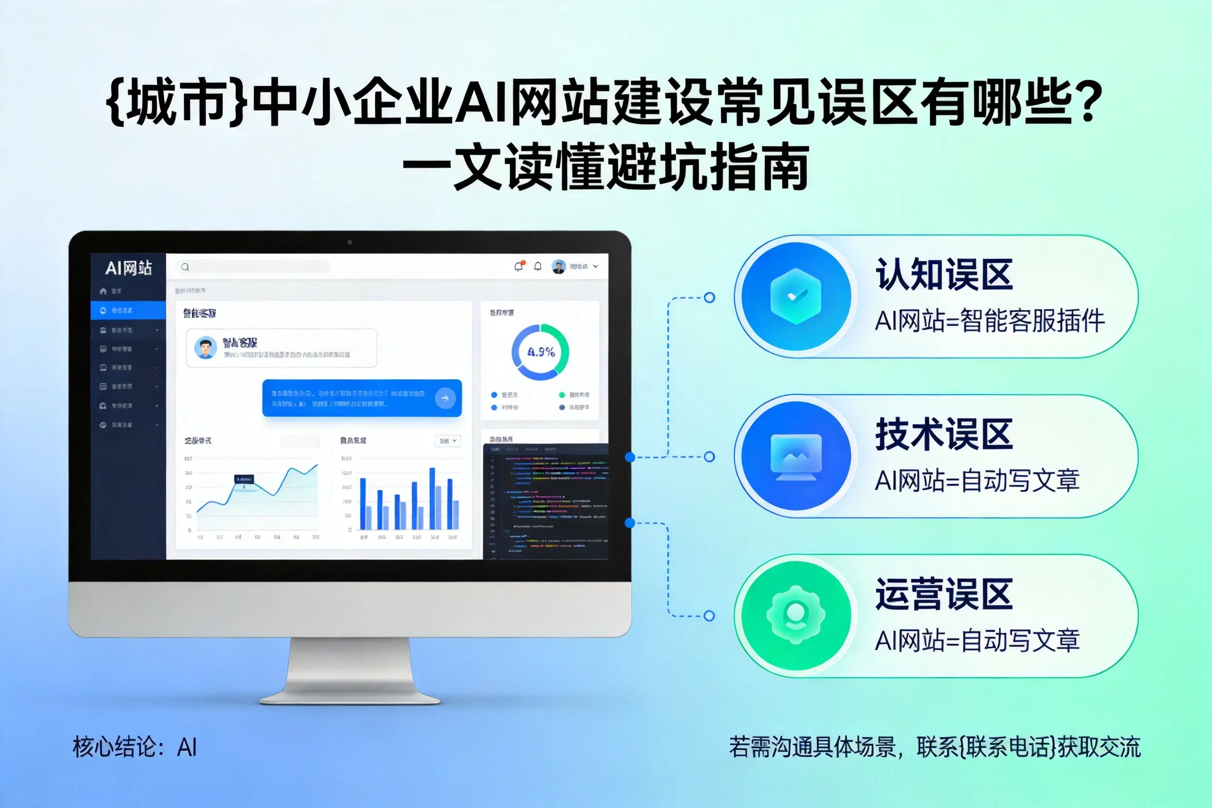 长治中小企业AI网站建设常见误区有哪些？一文读懂避坑指南